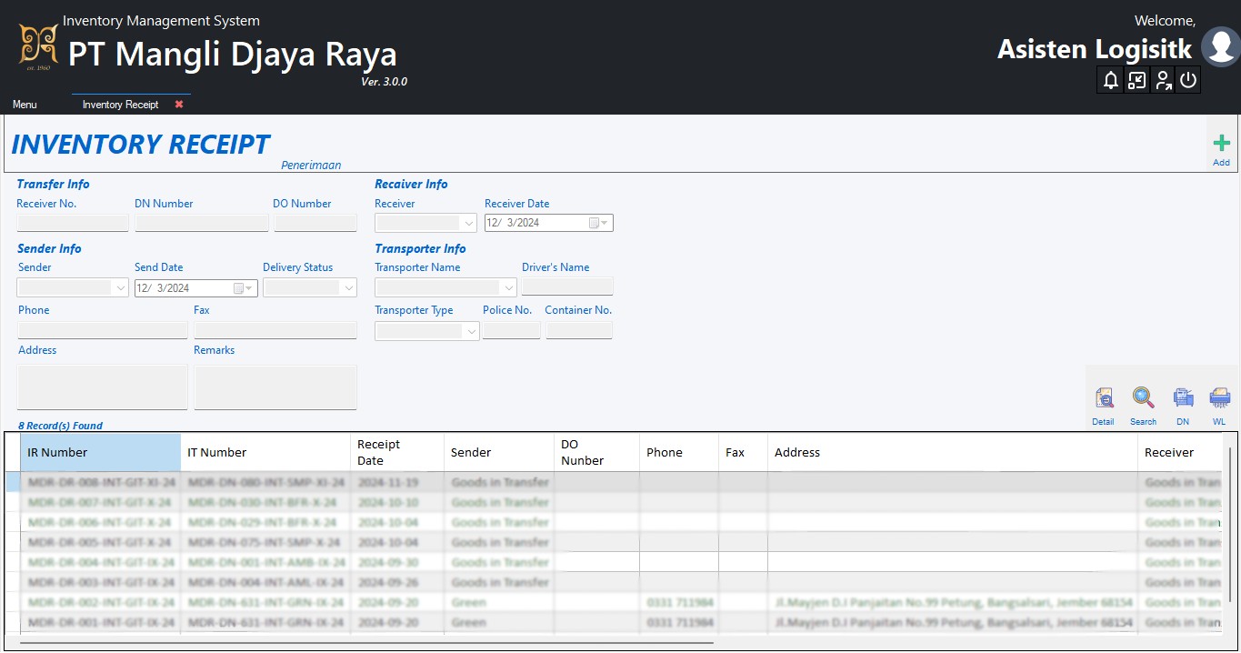 Inventory Management System (MiO) – Enterprise Desktop Solution screenshot 6